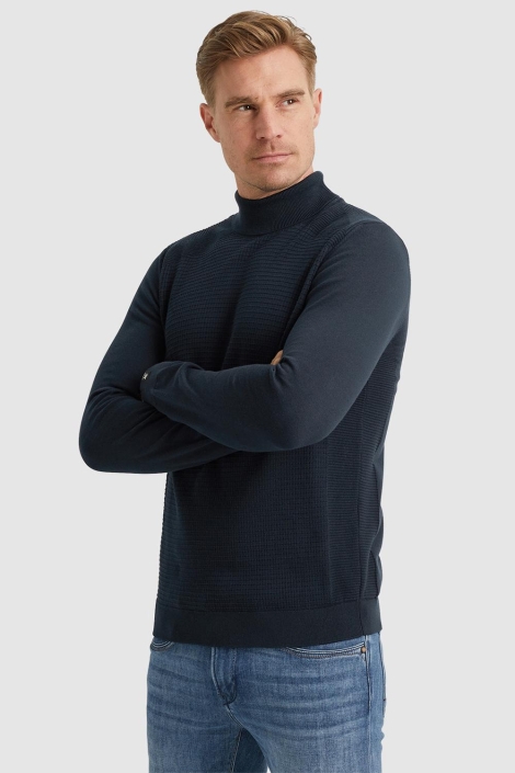Vanguard roll neck pima cotton